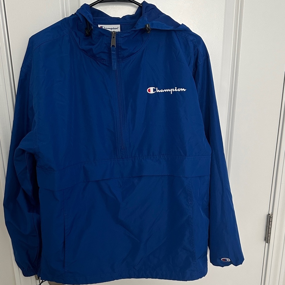 EUC Champion Royal Blue Hooded Jacket